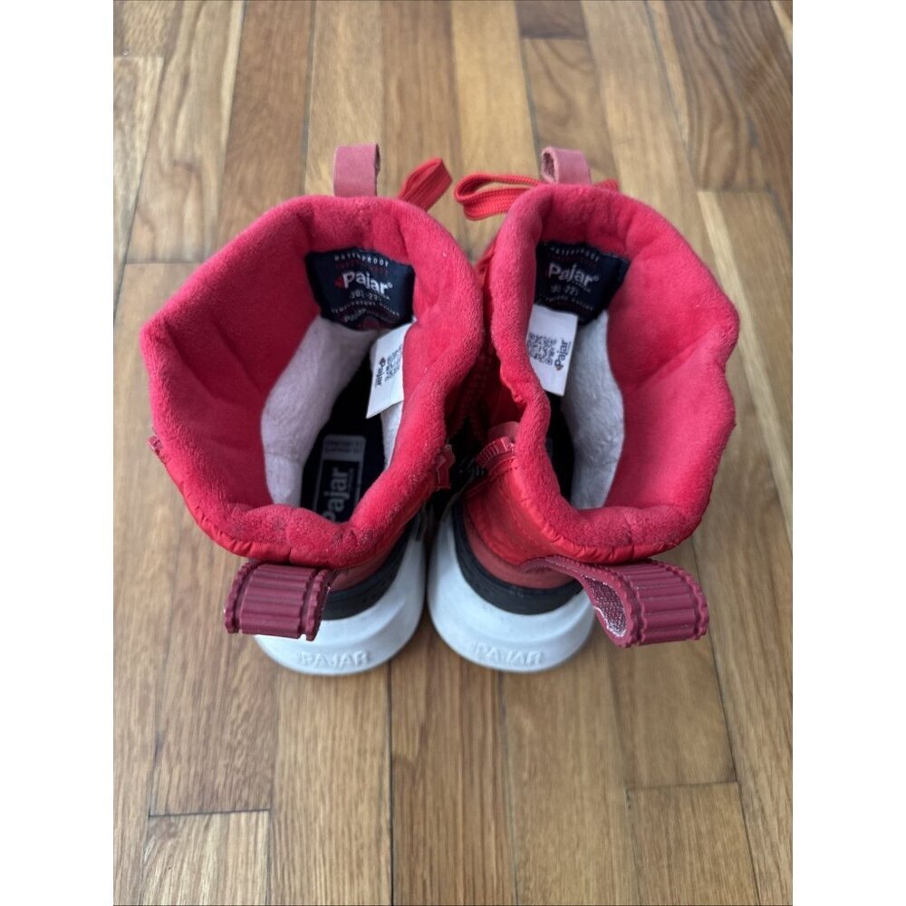 Pajar -30° C -22 F Waterproof Insulated Boots w/ Vibram Sole Red/White Size 5.5 - Picture 3 of 11